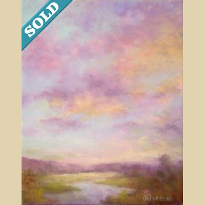 Pink and Amber Sunset